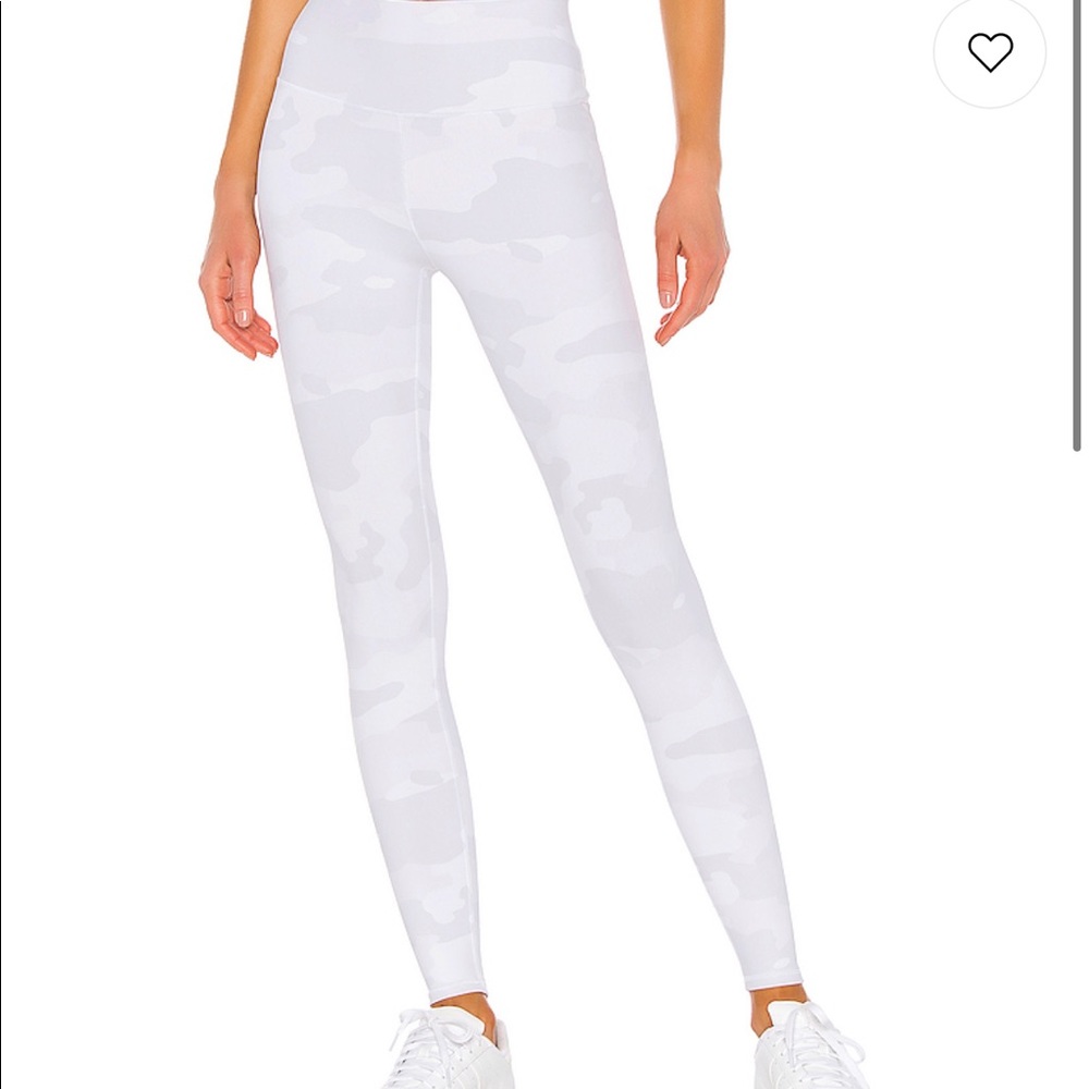 white camo ALO yoga leggings